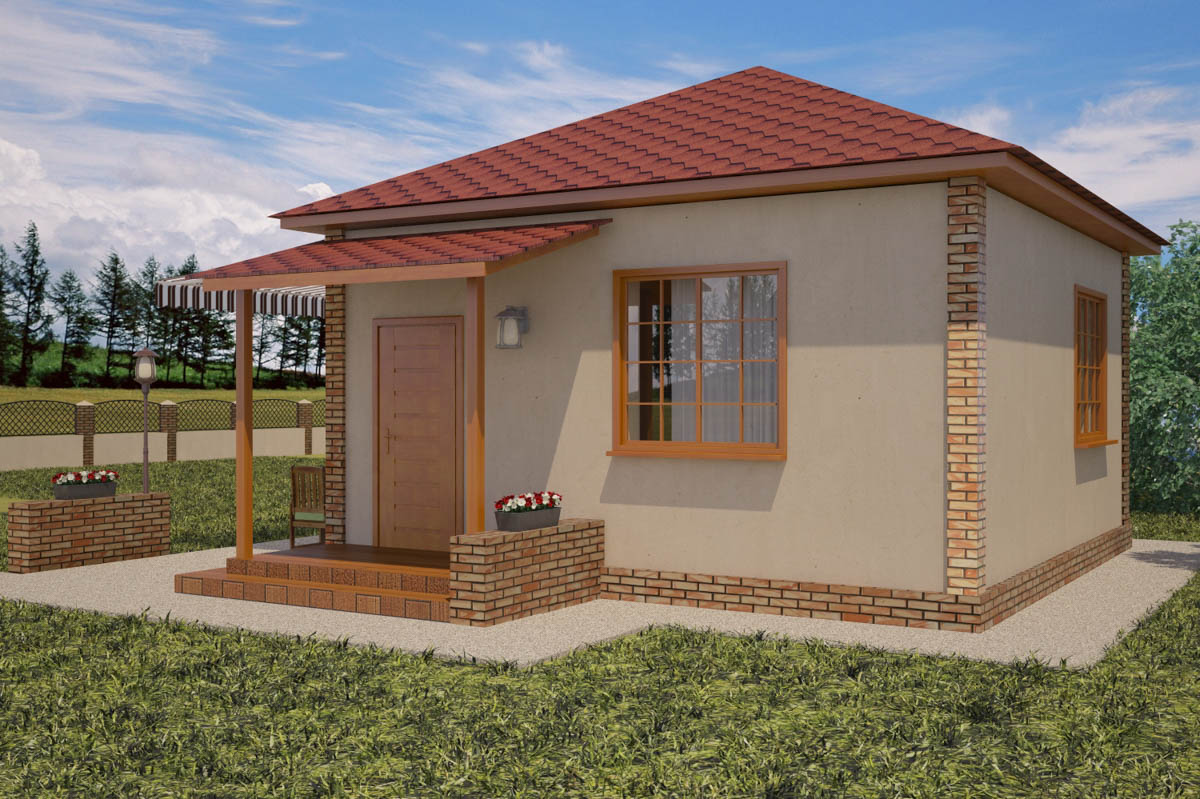 Проект жилого дома «Летний» из газобетона